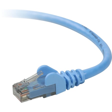 3Ft Cat6 Snagless Patch Cable, Utp, Blue Pvc Jacket, 23Awg, 50
